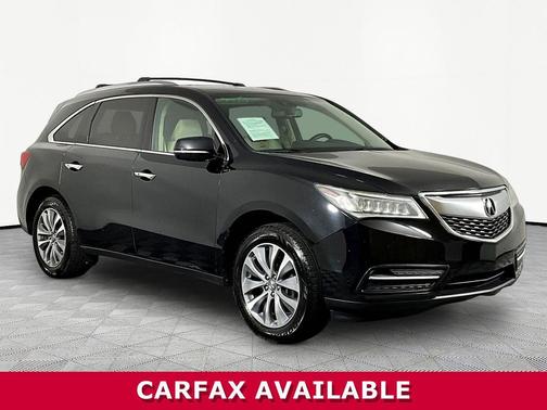 Crystal Black Pearl 2014 Acura MDX 3.5L