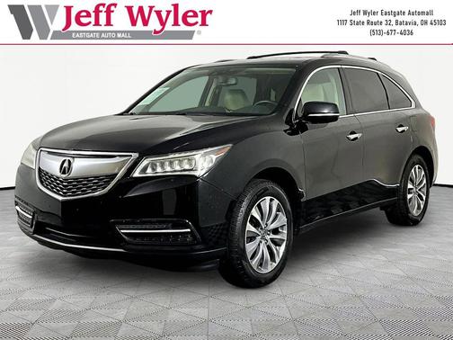 Crystal Black Pearl 2014 Acura MDX 3.5L