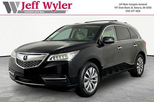 Crystal Black Pearl 2014 Acura MDX 3.5L