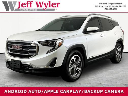 White Frost Tricoat 2021 GMC Terrain SLT