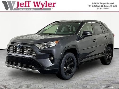 Magnetic Gray Metallic w/Black Roof 2019 Toyota RAV4 Hybrid SE
