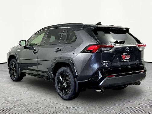 Magnetic Gray Metallic w/Black Roof 2019 Toyota RAV4 Hybrid SE