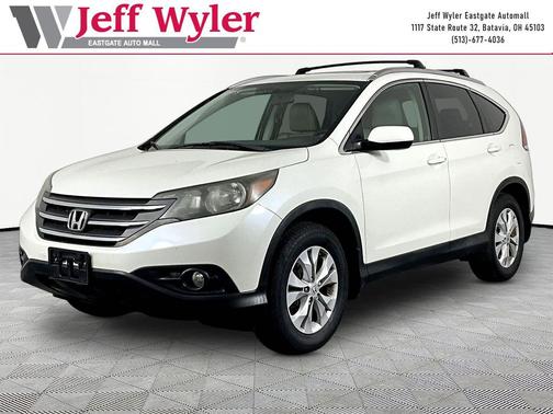 White Diamond Pearl 2013 Honda CR-V EX-L