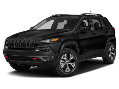 Brilliant Black Crystal Pearlcoat 2015 Jeep Cherokee Trailhawk