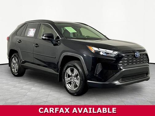 Midnight Black Metallic 2022 Toyota RAV4 Hybrid XLE