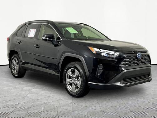 Midnight Black Metallic 2022 Toyota RAV4 Hybrid XLE