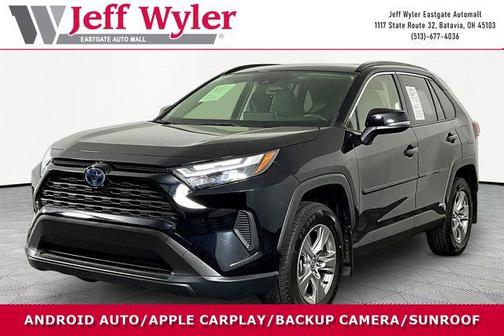 Midnight Black Metallic 2022 Toyota RAV4 Hybrid XLE
