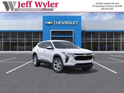 Summit White 2026 Chevrolet Trax LS
