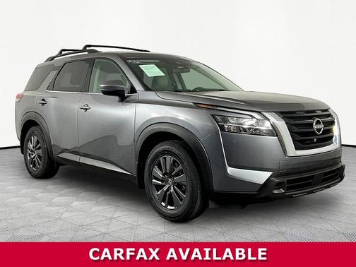 Gun Metallic 2022 Nissan Pathfinder SV 4WD