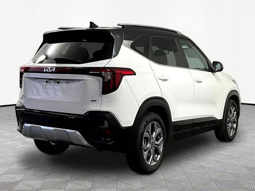 Clear White/Black Roof 2024 Kia Seltos S