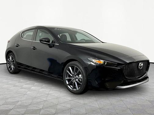 Jet Black Mica 2024 Mazda Mazda3 FWD w/Preferred Package