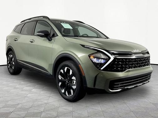 Jungle Green 2023 Kia Sportage X-Line