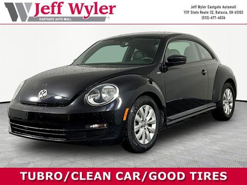Deep Black Pearl 2016 Volkswagen Beetle 1.8T Wolfsburg Edition w/PZEV