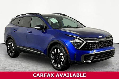 Sapphire Blue 2023 Kia Sportage X-Line