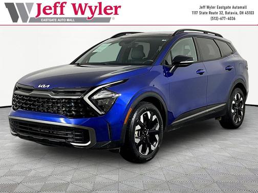 Sapphire Blue 2023 Kia Sportage X-Line