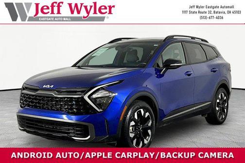 Sapphire Blue 2023 Kia Sportage X-Line
