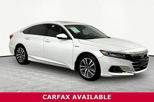 Platinum White Pearl 2022 Honda Accord Hybrid EX-L