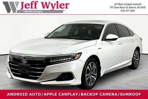 Platinum White Pearl 2022 Honda Accord Hybrid EX-L