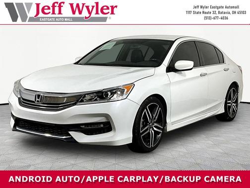 White Orchid Pearl 2017 Honda Accord Sport
