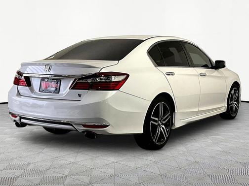 White Orchid Pearl 2017 Honda Accord Sport