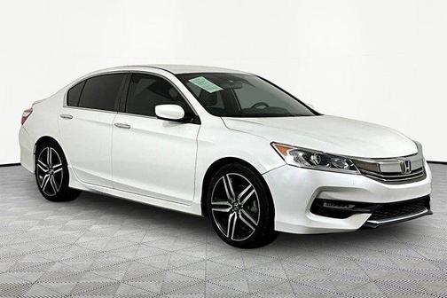 White Orchid Pearl 2017 Honda Accord Sport