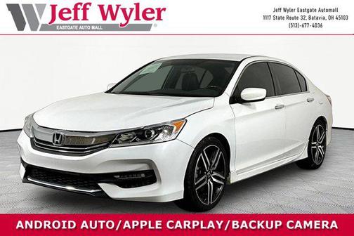 White Orchid Pearl 2017 Honda Accord Sport