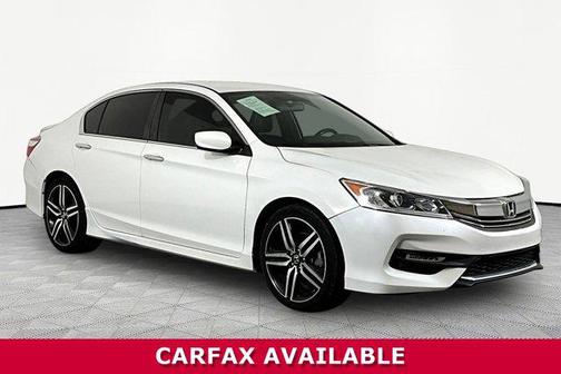 White Orchid Pearl 2017 Honda Accord Sport