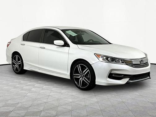 White Orchid Pearl 2017 Honda Accord Sport