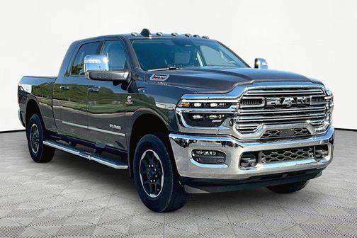 Granite Crystal Metallic Clearcoat 2025 RAM 3500 Laramie Mega Cab 4x4 6'4' Box