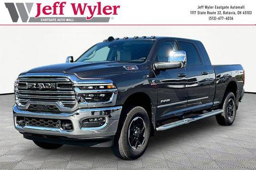 Granite Crystal Metallic Clearcoat 2025 RAM 3500 Laramie Mega Cab 4x4 6'4' Box