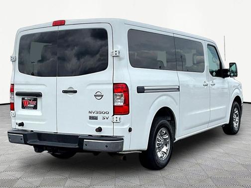 Glacier White 2016 Nissan NV Passenger NV3500 HD S V8