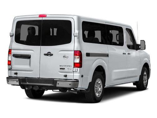 Glacier White 2016 Nissan NV Passenger NV3500 HD S V8