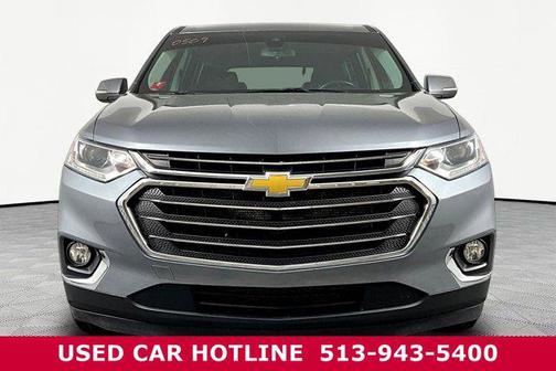 Satin Steel Metallic 2021 Chevrolet Traverse LT Leather