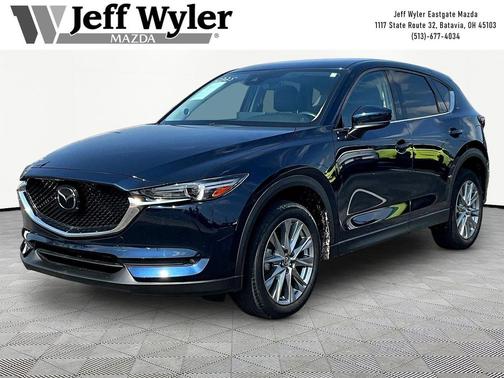 Deep Crystal Blue Mica 2021 Mazda CX-5 Grand Touring