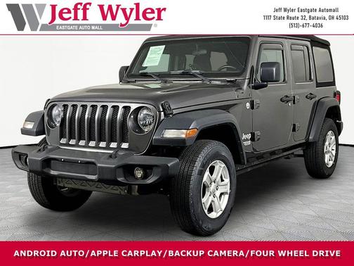 Granite Crystal Metallic Clearcoat 2018 Jeep Wrangler Unlimited Sport