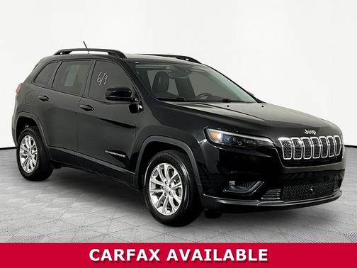 Diamond Black Crystal Pearlcoat 2022 Jeep Cherokee Latitude Lux