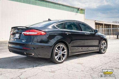 Black 2019 Ford Fusion Titanium