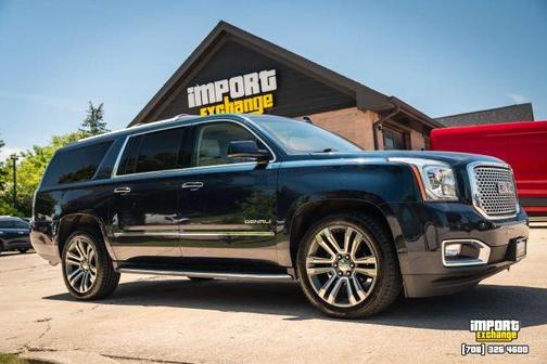 Blue 2017 GMC Yukon XL Denali