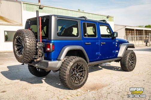 Blue 2018 Jeep Wrangler Unlimited Sport S