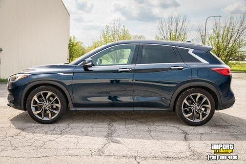 Blue 2019 INFINITI QX50 ESSENTIAL