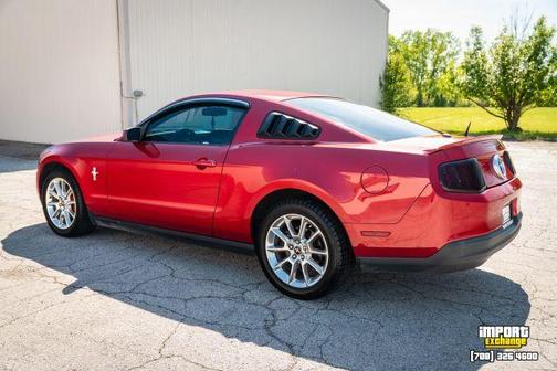 Red 2010 Ford Mustang