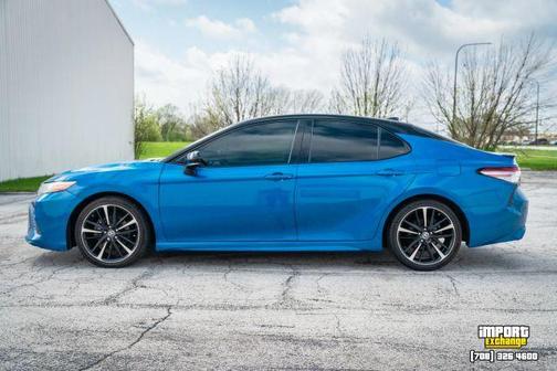 Blue 2019 Toyota Camry XSE