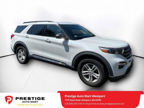 Star White Metallic Tri-Coat 2020 Ford Explorer XLT