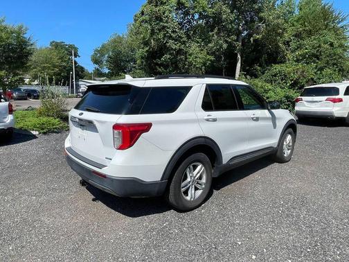 Star White Metallic Tri-Coat 2020 Ford Explorer XLT