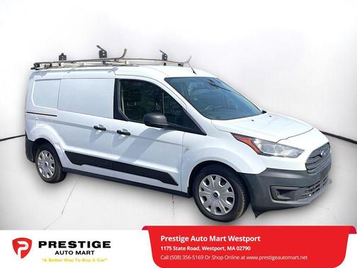 Frozen White 2020 Ford Transit Connect XL Cargo Van