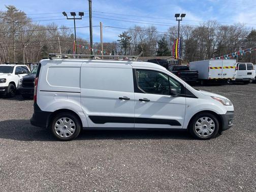 Frozen White 2020 Ford Transit Connect XL Cargo Van