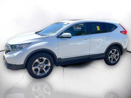 Platinum White Pearl 2019 Honda CR-V EX