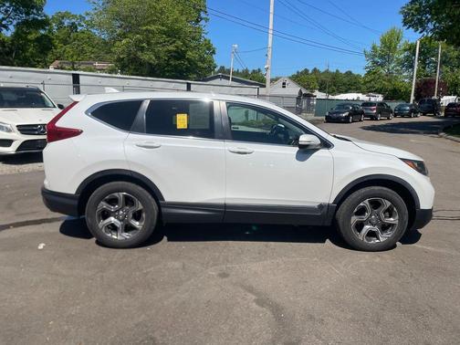 Platinum White Pearl 2019 Honda CR-V EX