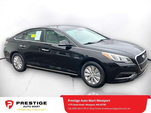 Eclipse Black 2017 Hyundai SONATA Hybrid SE