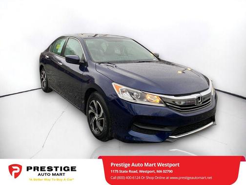 Modern Steel Metallic 2017 Honda Accord LX